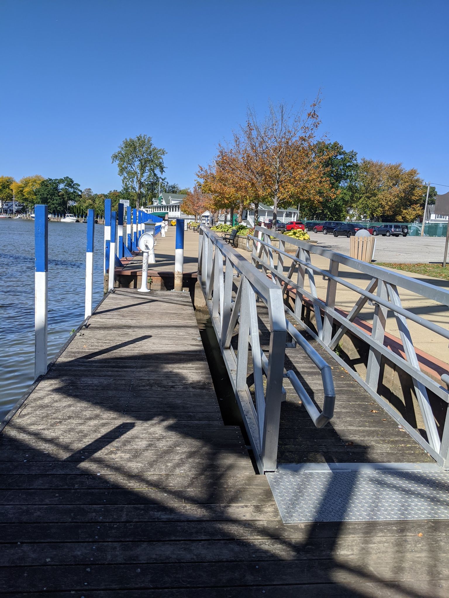 wheelchair ramp at dock