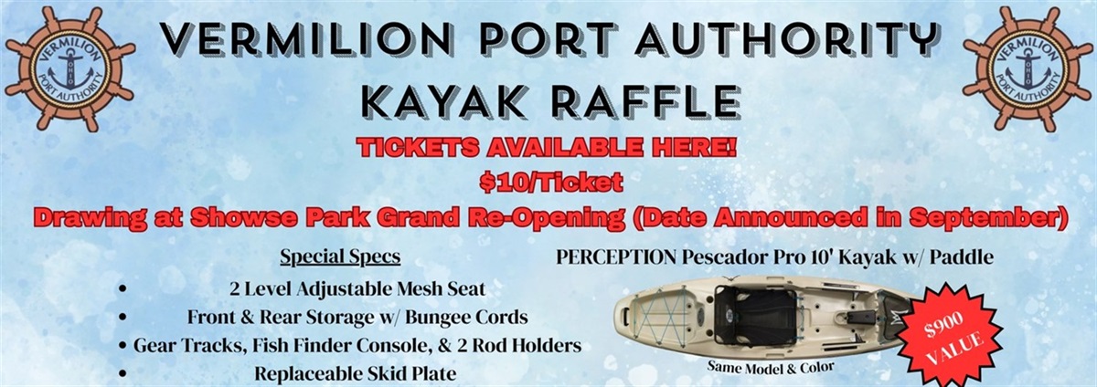 Kayak Raffle City of Vermilion